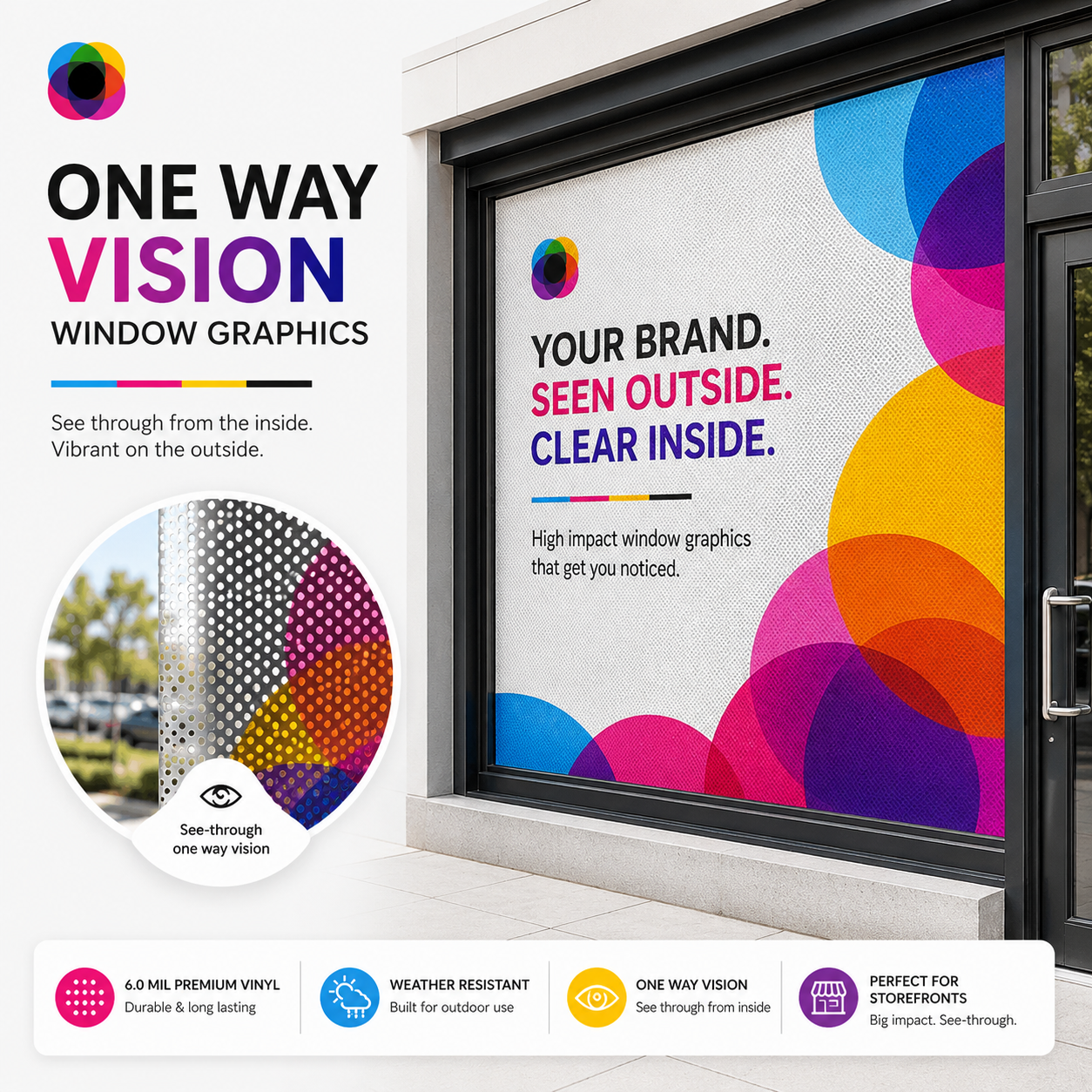 One Way Vision Window Graphics